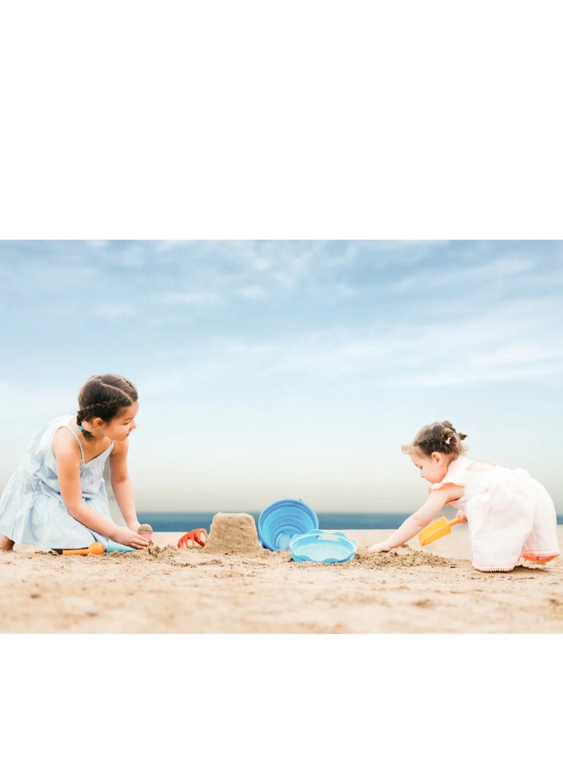 CompacToys 7-in-1 Sand Toys Set - Red | Fun Beach Toys for Children - Image 3