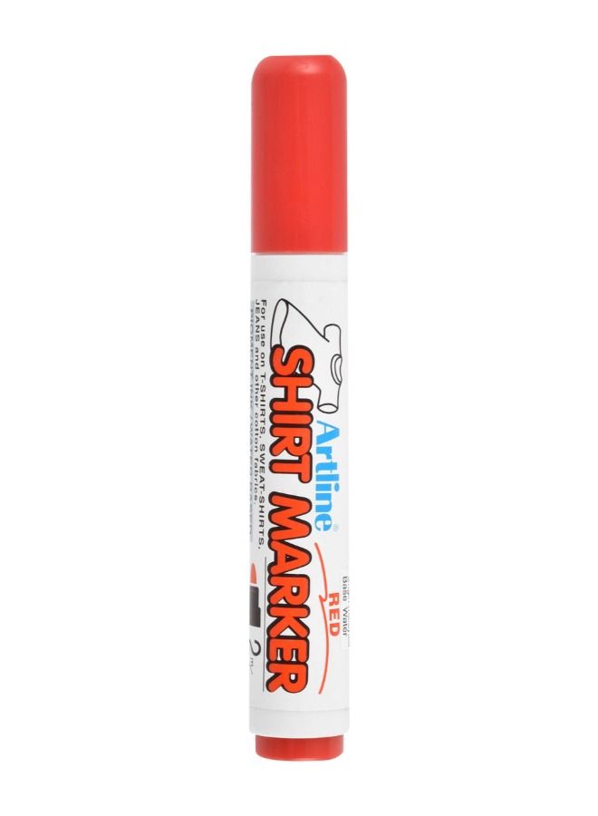 Artline T-Shirt Marker Pen EKT-2 Red