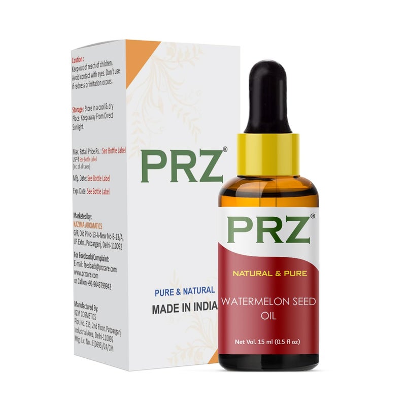 PRZ Watermelon Seed Cold Pressed Carrier Oil (15ML) - Image 4