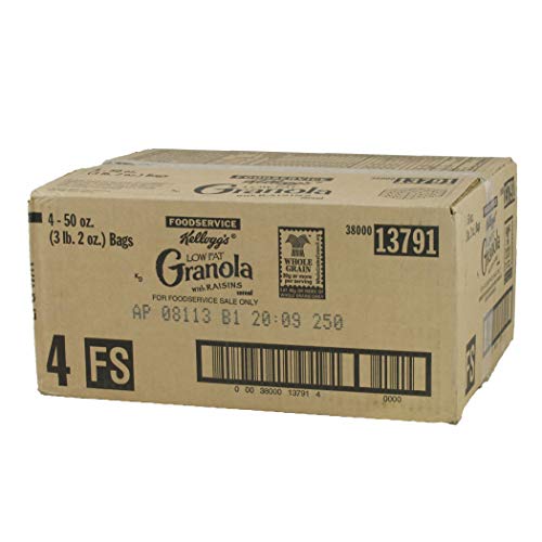 Kellogg's Low Fat Granola, Cereal, With Raisins, 50oz (4 count) - Image 3