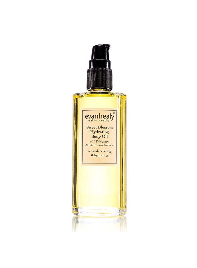evanhealy Sweet Blossom Hydrating Body Oil ; Organic Jojoba Sesame & Sunflower Oil Blend ; Body Moisturizer Massage Oil Facial Cleanser & Scalp Cleansing - Image 2