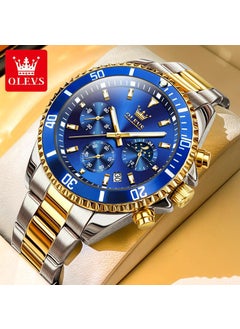 Generic Mens Luxury Gold Automatic Mechanical WatchSteel belt room blue [Swiss certification ten-year warranty]] Steel belt room blue [Swiss certification ten-year warranty]] 
