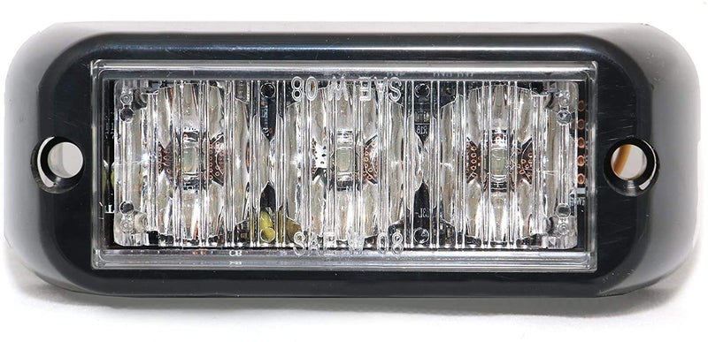 Abrams T3-W Led Grille Emergency Vehicle Warning Strobe Lights - White - Image 4