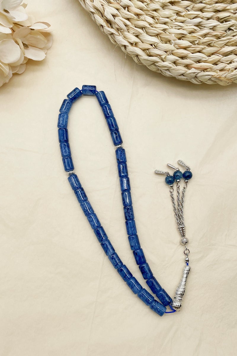 Tasbih 33-bead cylindrical glass prayer beads Arabic exquisite bracelet - Image 2