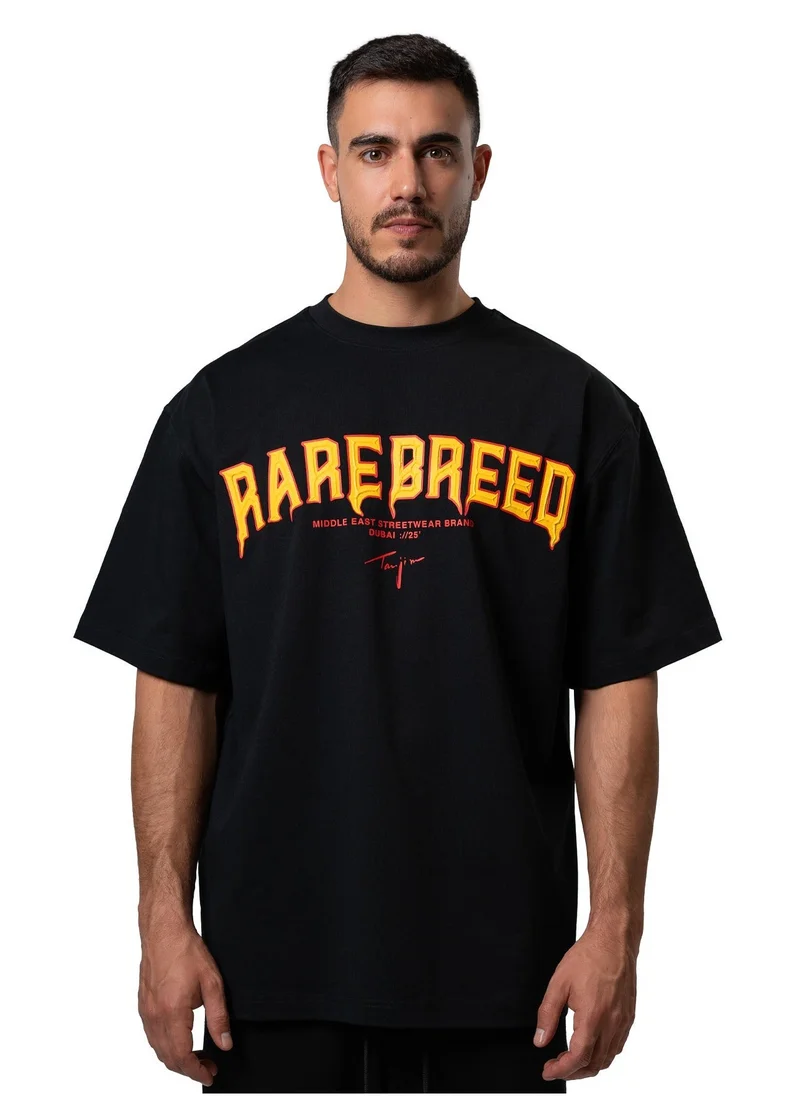 TANJIM SQUAD - 3D RARE BREED T-SHIRT - BLACK