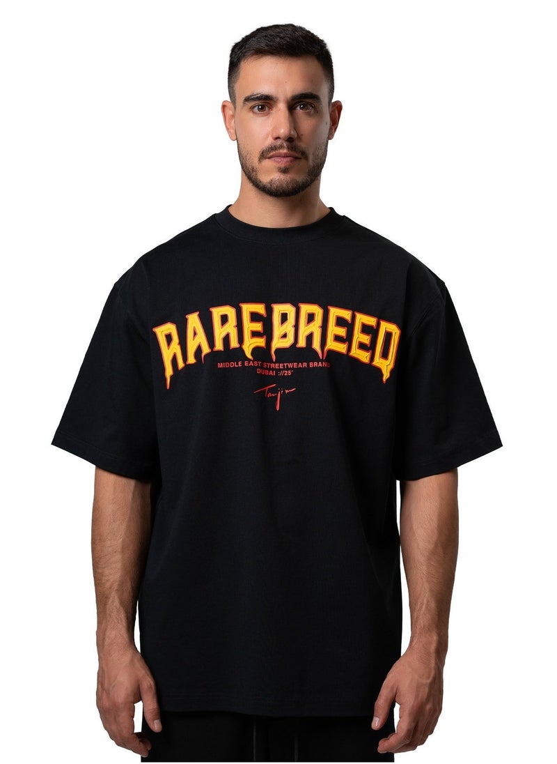 TANJIM SQUAD - 3D RARE BREED T-SHIRT - BLACK - Image 1