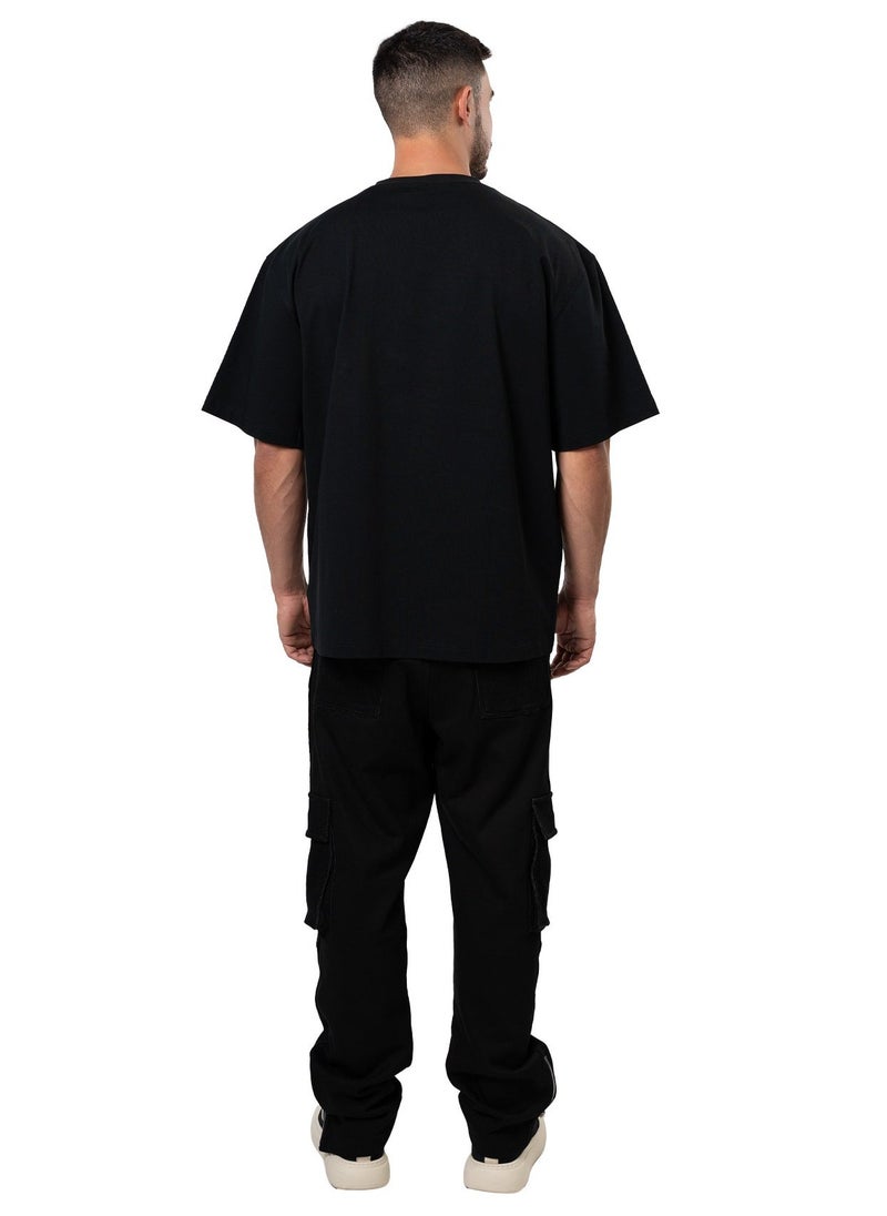 TANJIM SQUAD - 3D RARE BREED T-SHIRT - BLACK - Image 2