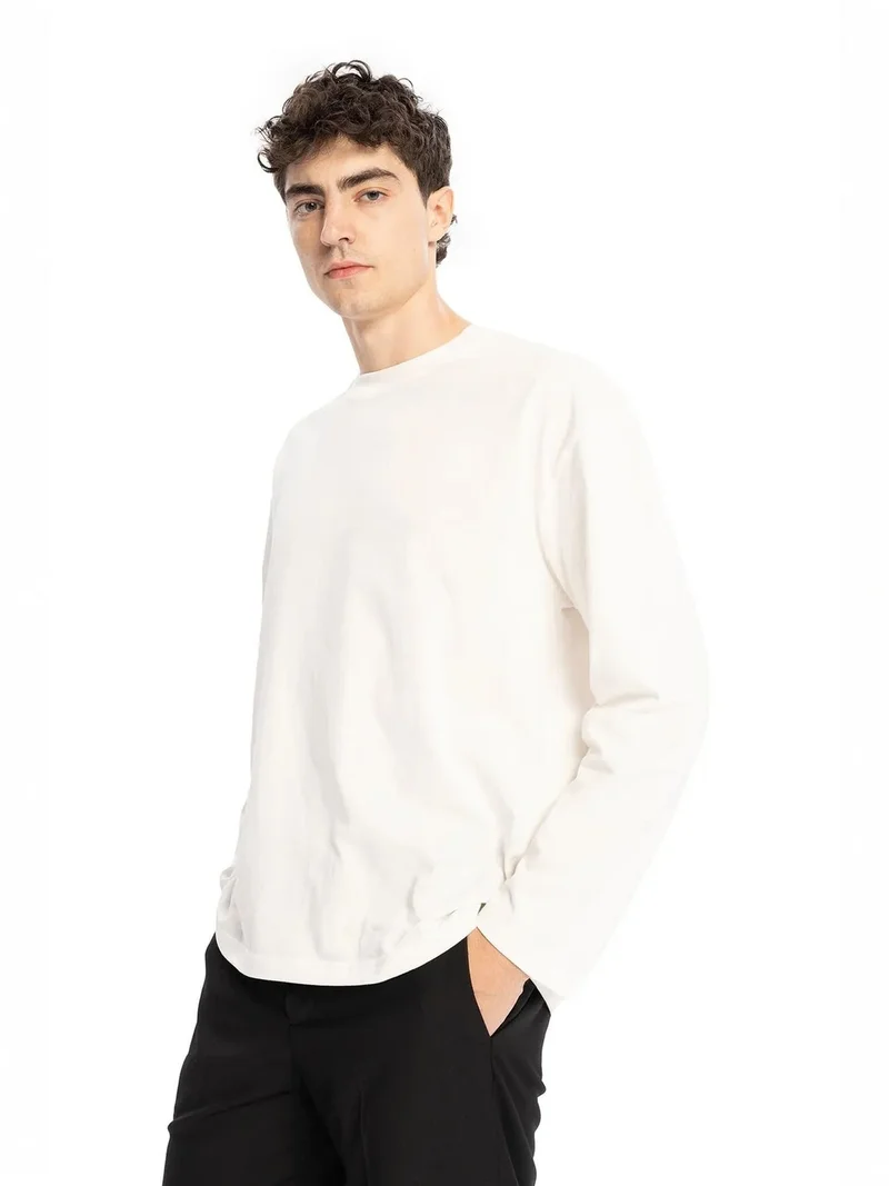 جيستو GIESTO Comfort Fit Long Sleeve Crew Neck T-Shirt