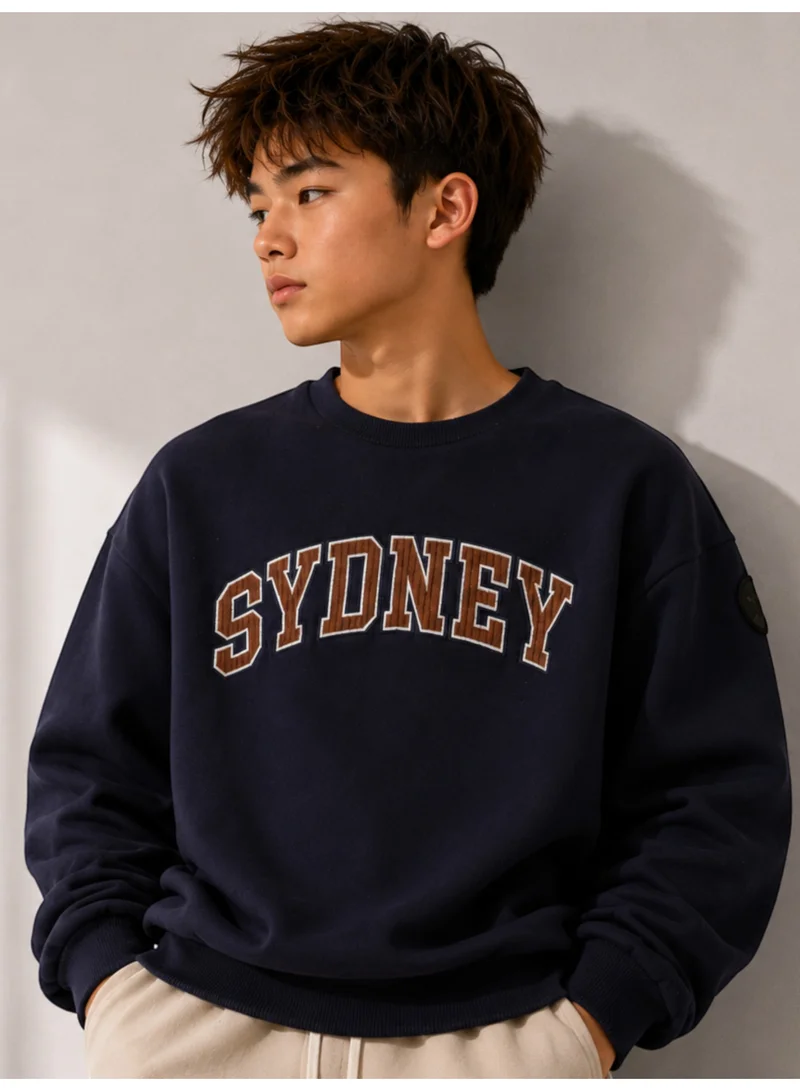 No Way Monday Boys “Sydney” sweatshirt with Back Print Detail