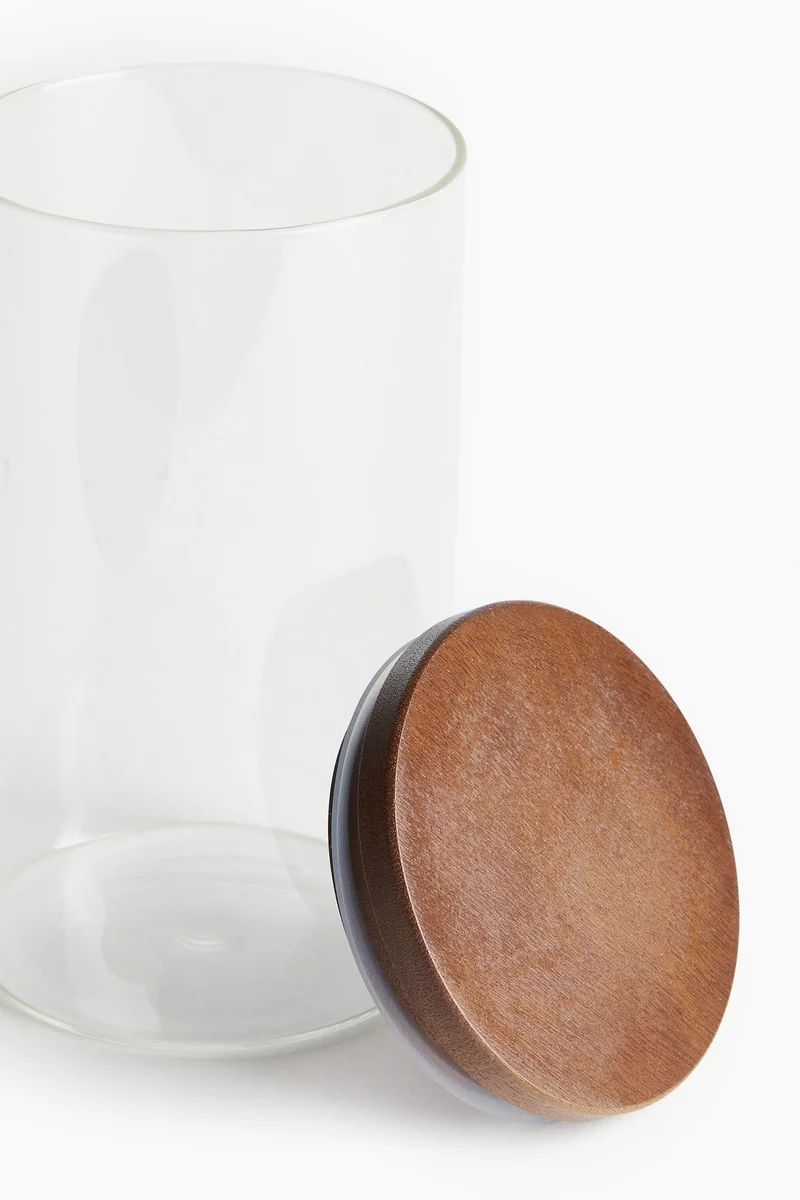 H&M Lidded glass jar