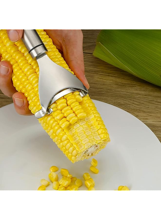 PROMASS Magic Corn Peeler Corn Planer Thresher Corn Stripper Corn Cutter Corn Cob Stripper Tool with Ergonomic Handle Small Kitchen Tools Kitchen Gadget, Removes Corn Kernels From Corn Cobs In Seconds - Image 1