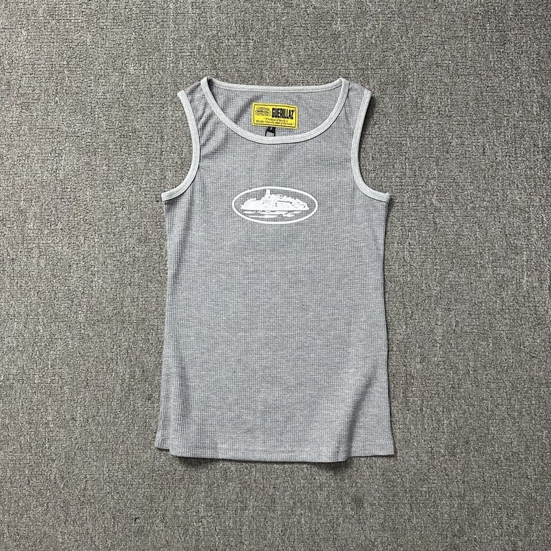 Corteiz Alcatraz Basic Printed Vest Street Fashion Sports Casual Tops For Men And Women - Image 1