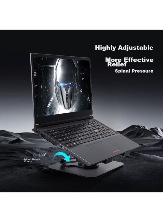 Thunderobot Z6 Air Laptop Stand, Multi-angle Adjustment, Efficient Heat Dissipation, Lightweight And Stable, Computer Desk Stand For Gaming, Business, And Office, Universal For Apple Laptops - Image 3