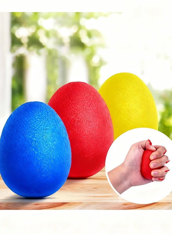 Happy D Hand Grip Strength Trainer Finger Strength Trainer Stress Relief Ball for Adults and Kids Squishy Wrist Rehab Therapy Hand Grip Ball - Image 1