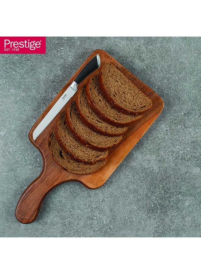 Prestige Deko 8'' Bread Knife | Rust Free Stainless Steel Blade - Pr57542 Silver - Image 3