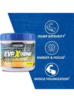 Evogen Nutrition Nutrition Evp Xtreme No Arginine Nitrate Beta Alanine Citrulline Pre-Workout Nitric Oxide Pumps 40 Servings Tropic Thunder  - Image 2