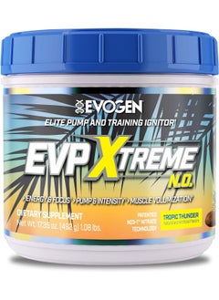 Evogen Nutrition Nutrition Evp Xtreme No Arginine Nitrate Beta Alanine Citrulline Pre-Workout Nitric Oxide Pumps 40 Servings Tropic Thunder  - Image 1