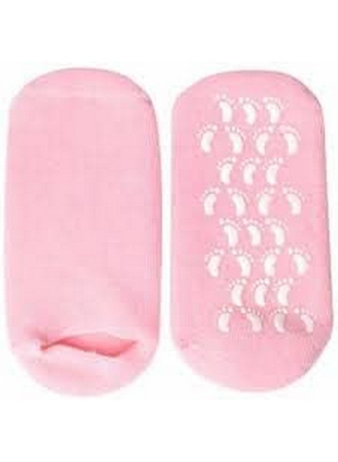 Graidient span Silicone MOISTURIZING FEET Socks Gel (1 Pair) - Image 2