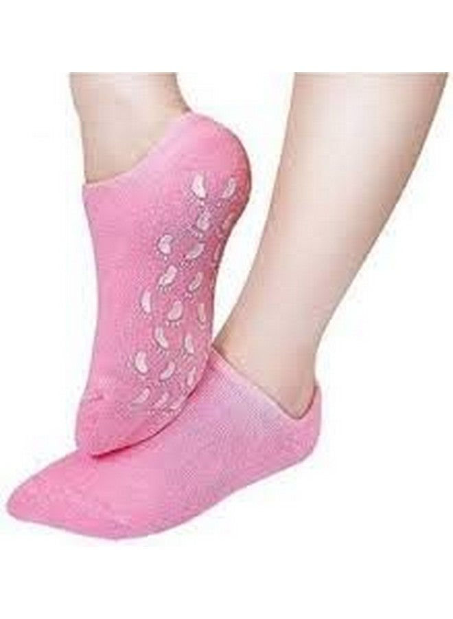 Graidient span Silicone MOISTURIZING FEET Socks Gel (1 Pair) - Image 1