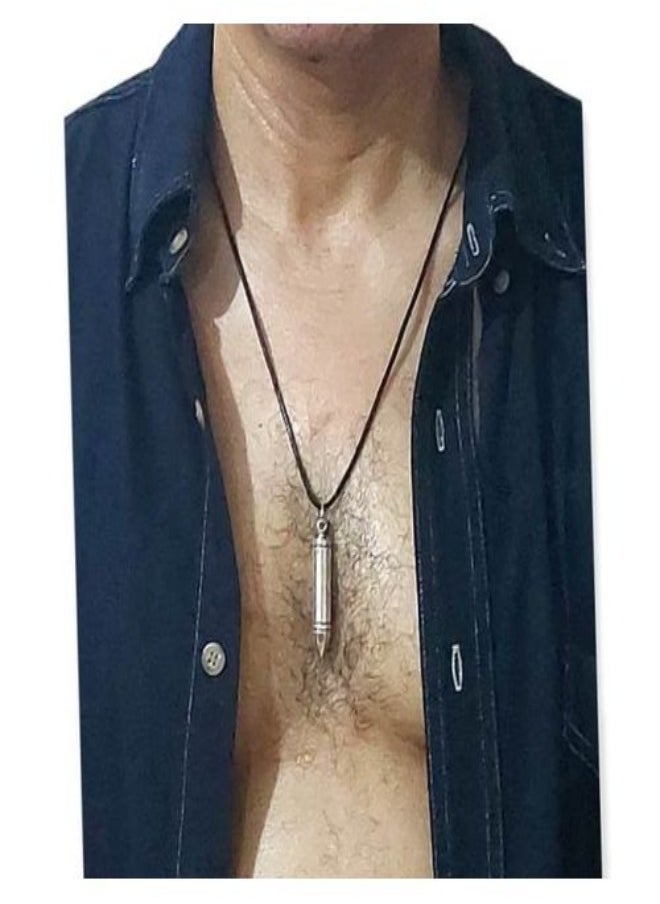 Generic - Chain with a luxurious turquoise pendant in the form of a pendulum or an obelisk - Image 1