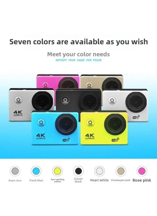 Generic 2025 Sports Camera HD WiFi Camera Anti-shake Diving Motorcycle Helmet Driving Recorder Convenient-Body Color:Hd Wifi Version (can Be Connected To Mobile Phones) - Standard Configuration + 16g Card  - Image 3
