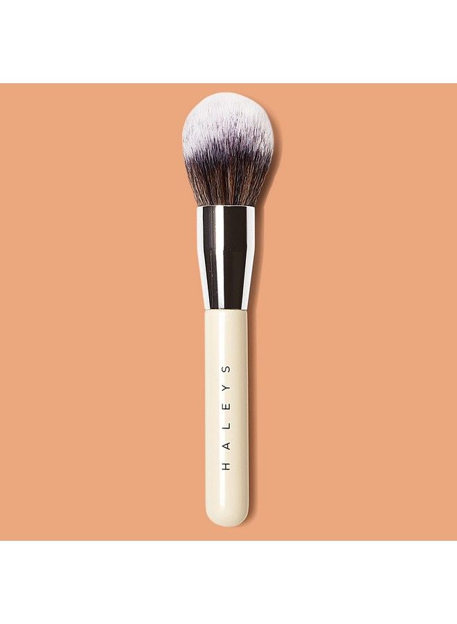 HALEYS Brilliant Powder Brush Soft Streakfree Perfect Blending Buff Blurs Smooths Control Precision Complexion Tools For Powder Setting Powder Blush Vegan Crueltyfree Sustainable Wood - Image 5