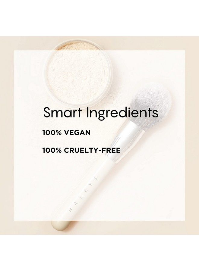 HALEYS Brilliant Powder Brush Soft Streakfree Perfect Blending Buff Blurs Smooths Control Precision Complexion Tools For Powder Setting Powder Blush Vegan Crueltyfree Sustainable Wood - Image 4