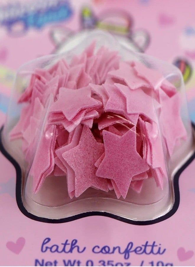 MOROZKISPA Strawberry Bath Soap 0.35oz(10g Star Shape Pink Paper Soaps Fun Strawberry Scented Melting Soap Petals Unicorn, Christmas, Birthday, Halloween, Valentine's Day, Holiday Gift for Adults, Kids, Teens - Image 3
