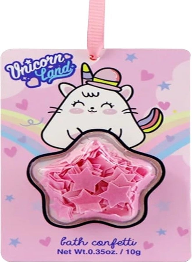 MOROZKISPA Strawberry Bath Soap 0.35oz(10g Star Shape Pink Paper Soaps Fun Strawberry Scented Melting Soap Petals Unicorn, Christmas, Birthday, Halloween, Valentine's Day, Holiday Gift for Adults, Kids, Teens - Image 1