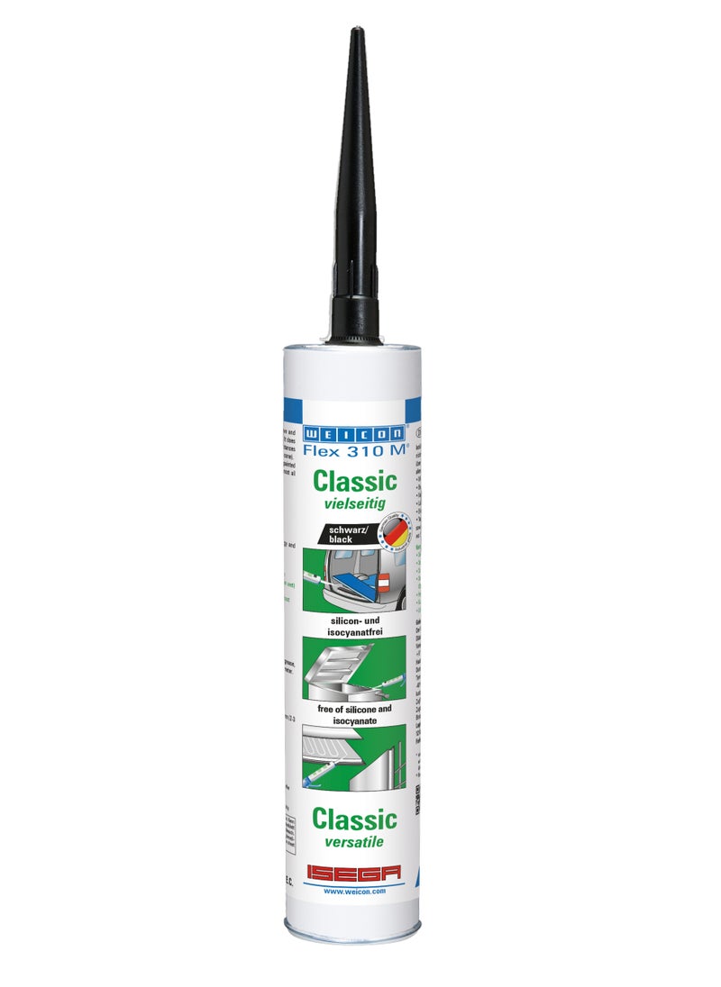 Weicon - Flex 310 M Classic 310 ml black Classic MS-Polymer - Image 1