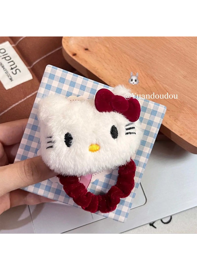 Generic - Cute Loopy Beaver Cartoon Hair Clips Pink Fluffy 11828b angora red kt cat hair rope - Image 1