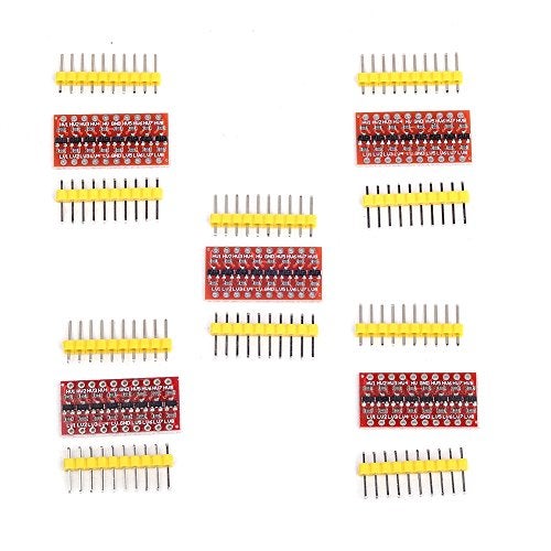 Cylewet 5Pcs 8 Channel Logic Level Converter Bi-Directional 3.3V to 5V TTL Shifter Module for Arduino (Pack of 5) CYT1082 - Image 1