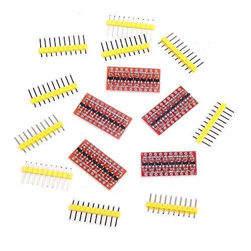 Cylewet 5Pcs 8 Channel Logic Level Converter Bi-Directional 3.3V to 5V TTL Shifter Module for Arduino (Pack of 5) CYT1082 - Image 3