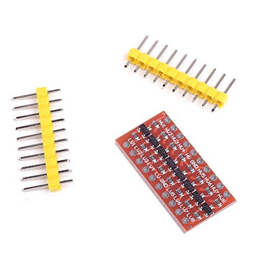 Cylewet 5Pcs 8 Channel Logic Level Converter Bi-Directional 3.3V to 5V TTL Shifter Module for Arduino (Pack of 5) CYT1082 - Image 2