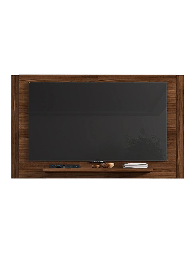 AtoZ Furniture Liberty Floating TV Unit Wall Panel in Brown Color 