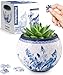 PieceRelax 3D Puzzle Planter 80 Pieces Flower Pot Oriental Birds and Flowers for Mom Home Decor Flower Pots for Indoor Cactus Succulents Pots K1115 - Image 3