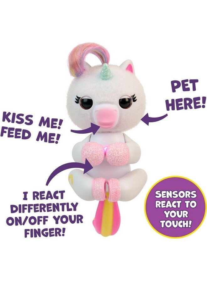Fingerlings Interactive Baby Monkey and Unicorn - Pack of 2 - Lulu & Harmony - 70+ Sounds & Reactions, Heart Lights Up, Reacts to Touch (Ages 5+) - Image 4