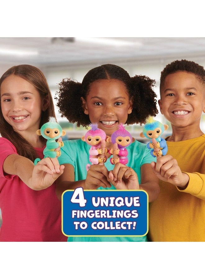 Fingerlings Interactive Baby Monkey and Unicorn - Pack of 2 - Lulu & Harmony - 70+ Sounds & Reactions, Heart Lights Up, Reacts to Touch (Ages 5+) - Image 5