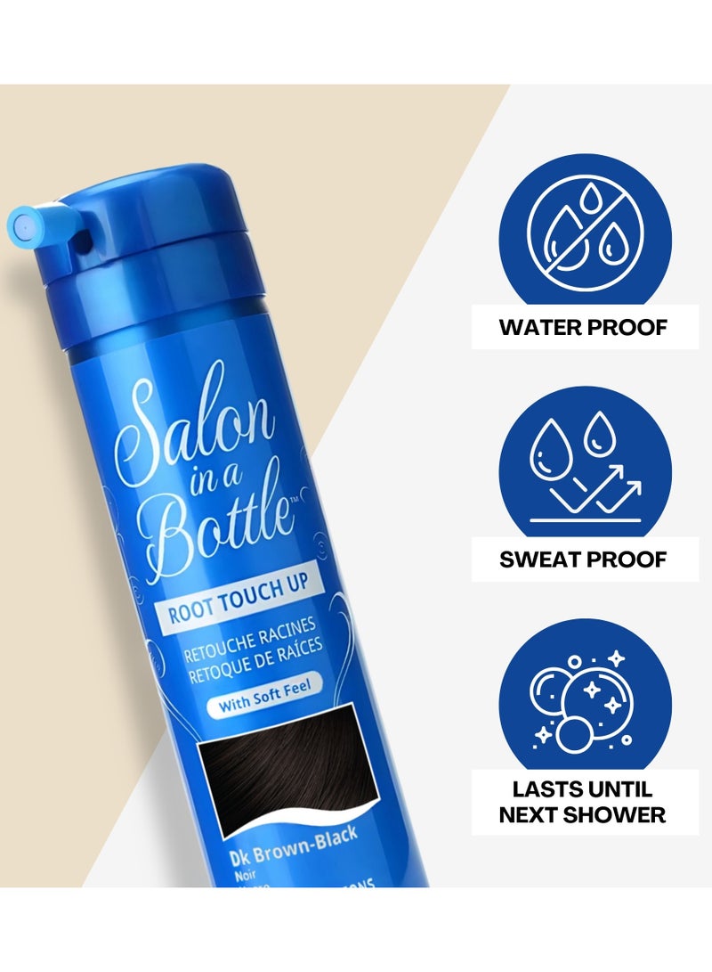 Salon In A Bottle Salon in a Bottle - Instant, Long-Lasting Root Concealer Spray to Cover Roots for Women and Men - Dark Brown/Black (50 Applications) 60 ml - Image 3