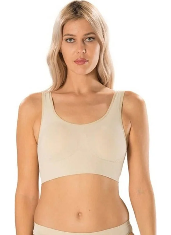 Q En Bamboo Thick Strap Padded Bustier 707