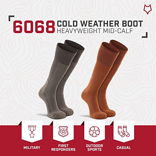 Fox River Military Cold Weather Socks, Boots and Field, Mid-Calf, Thermalined Construction for Warmth, Cold Weather and Winter Socks, Moisture Wicking, Foliage Green, Medium - Image 5