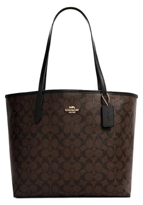 COACH City Tote Bag In Signature Canvas