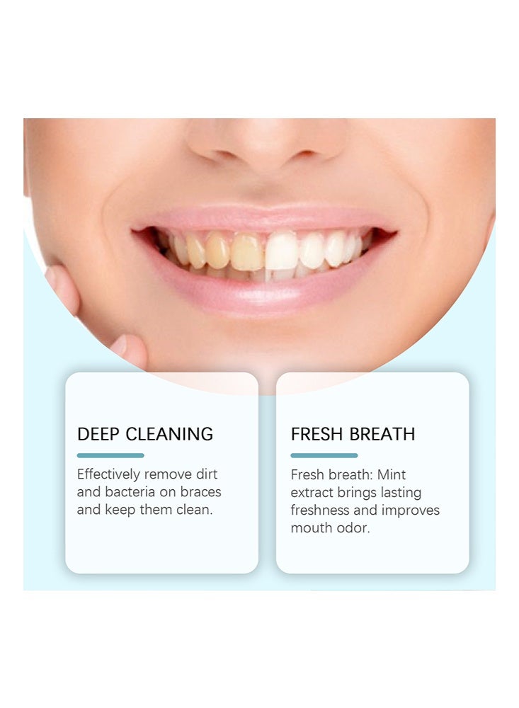 ORALHOE Aligner&Retainer Cleaner + Extra Whitening, Cleaner Compatible with All Clear Aligners and Retainers – Eliminates Bacteria, Fights Bad Breath 60ml - Image 4