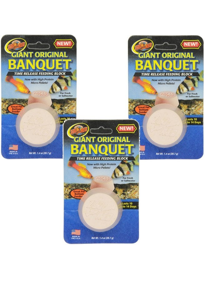 زوو ميد وحدة تغذية عملاقة من Zoo Med Laboratories (عبوة من 3 قطع)