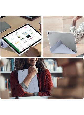 جراب لجهاز iPad (A16) مقاس 11 بوصة من الجيل 2025/جراب لجهاز iPad 10 مقاس 11 بوصة من الجيل العاشر 2022 جراب لجهاز iPad 10 مقاس 11 بوصة من الجيل العاشر مع حامل رفيع وغطاء خلفي شفاف ناعم مع حامل قلم رصاص وغطاء ذكي لجهاز iPad مقاس 11 بوصة من الجيل العاشر 2022/10.9 بوصة من الجيل العاشر 2022 - view 5