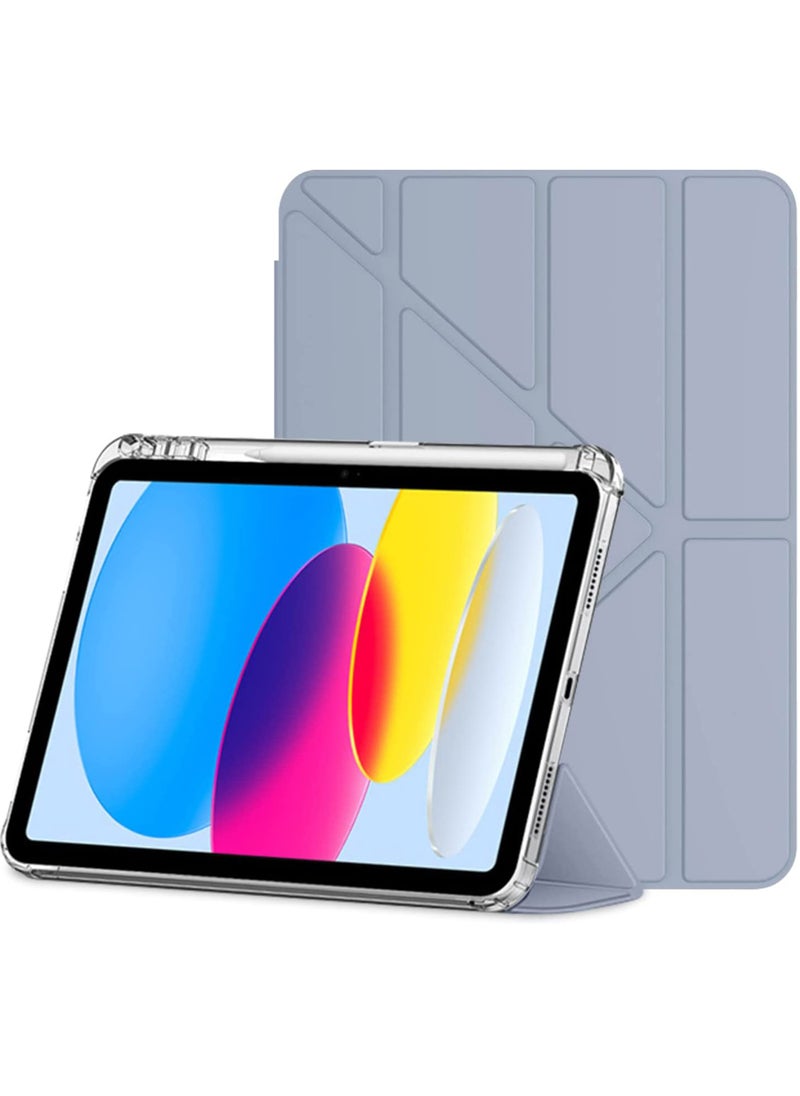 Rock Pow Case for iPad (A16) 11th 11 inch 2025 Gen iPad 11 Case/Case For iPad 10th Gen Case 2022 iPad 10 Case Slim Stand Soft Clear Transparent Shell Back with Pencil Holder Smart Cover for 11" iPad 11th 2025/10.9"iPad 10th Gen 2022  - Image 1