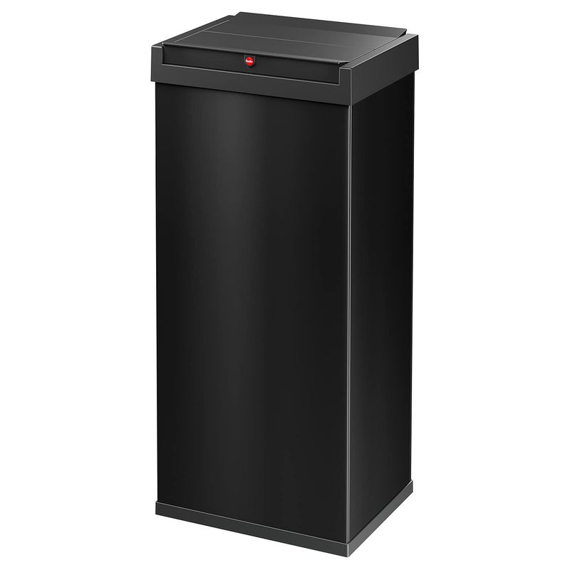 Hailo 52 Liter 137 Gallon Steel Trash Can SelfClosing Lid BigBox Swing XL Black
