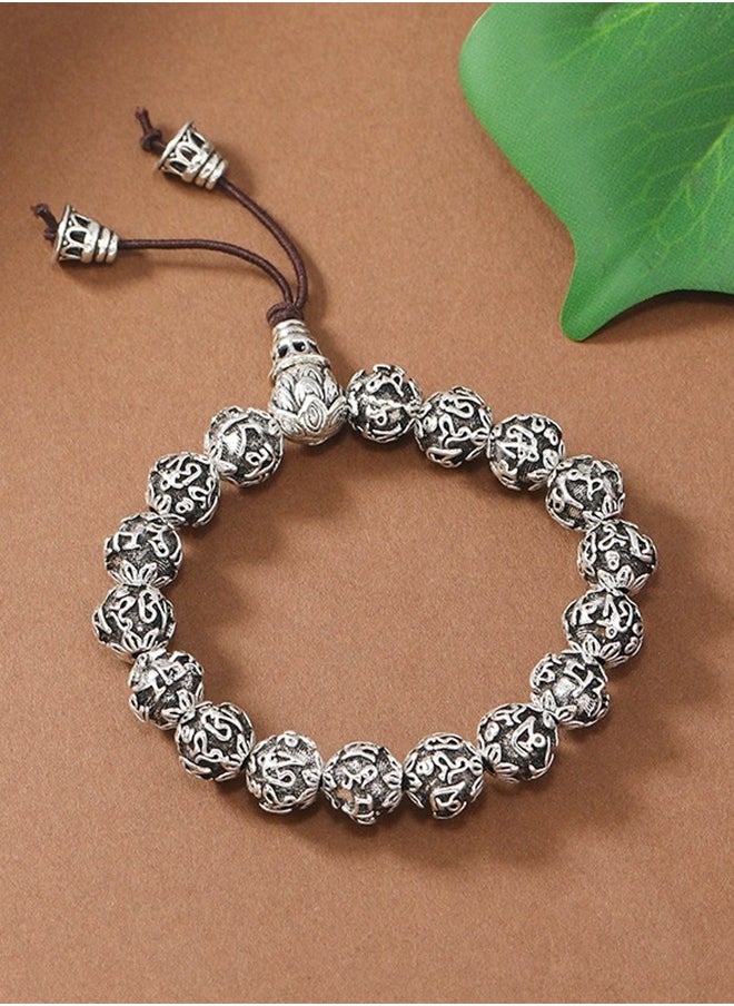 Generic - Obsidian Gilded Six Character Bracelet - Image 1
