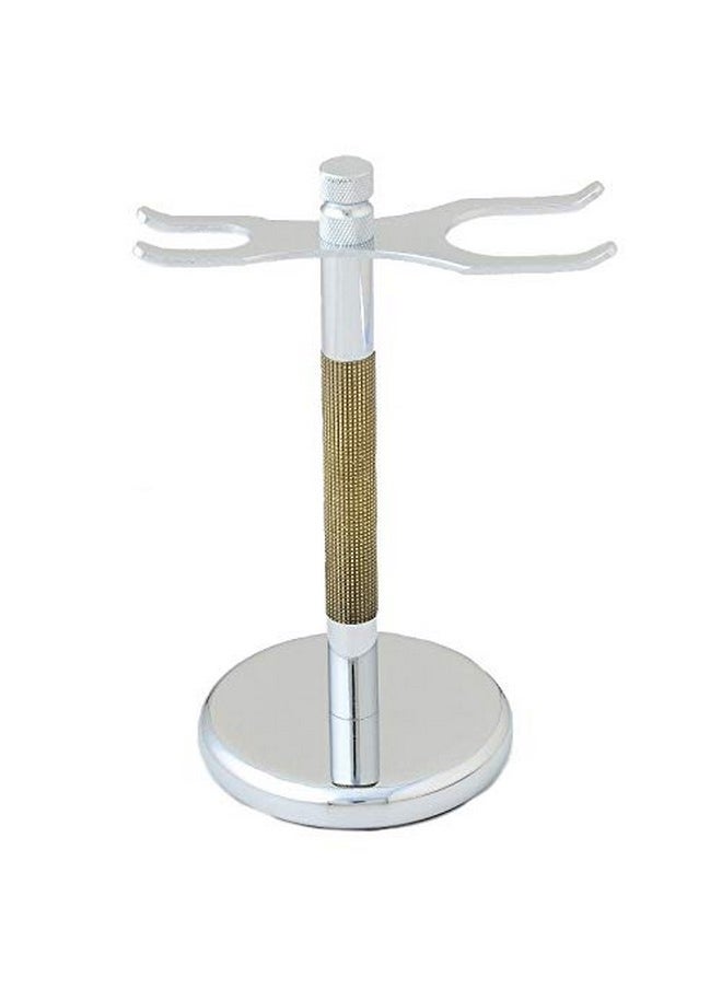 PEARL - Pearl Combo of Shaving Razor and Brush Holder Stand (Gold Black) - Image 1