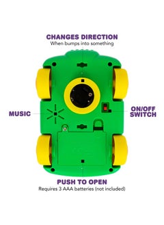 ArtCreativity Light Up Dinosaur Car - Bump And Go Toy Car With Moving Gears, Music, Flashing Led'S, And Engine Sounds - Toy Car For Toddlers 3 And Up - Autism Sensory Gifts For Boys 5 6  - Image 4